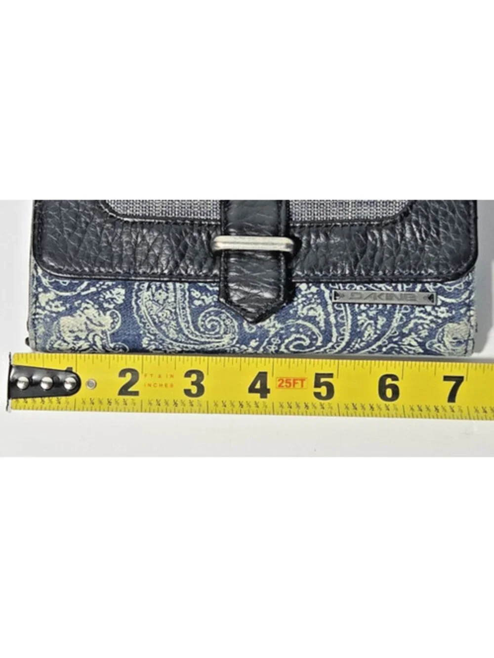 Boho Blue Paisley Dakine Penelope Makani Wallet Blue Paisley Fold Clutch